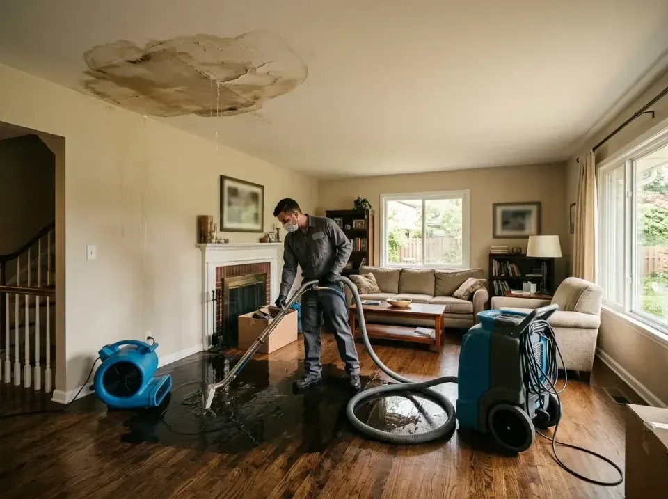 attic-pipe-burst-ceiling-drip-008 — frequently asked questions, Water Damage Restoration & Carpet Care in Ashley, PA